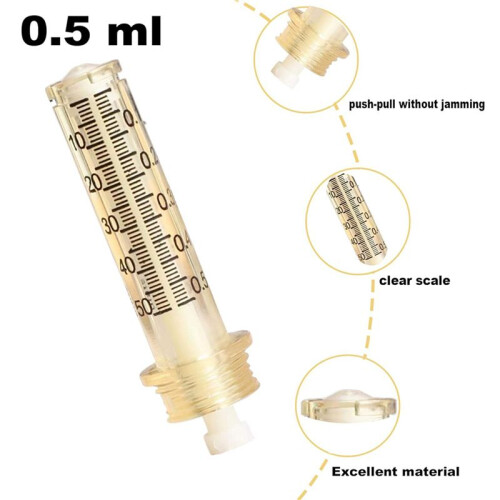 Empty Ampoule Nozzle - Disposable ,Individually Wrapped (20pcs) 0.5ML 1