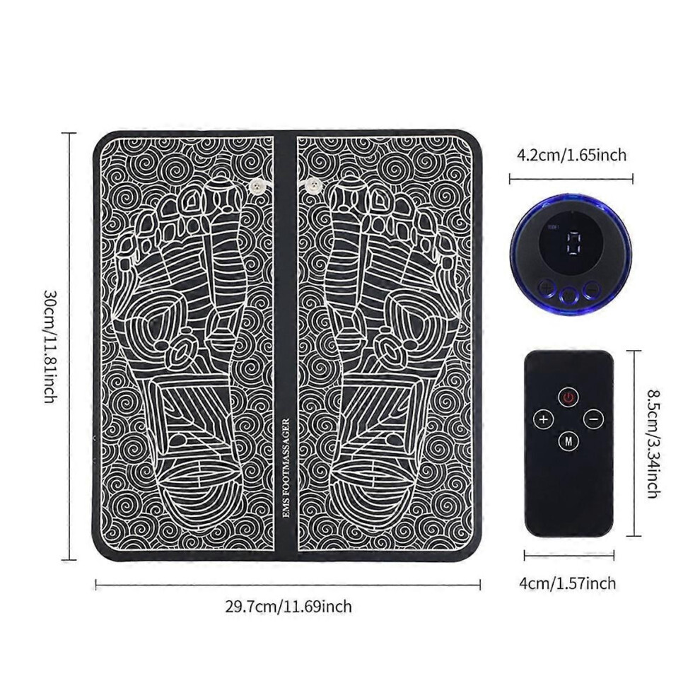 Electric Foot Massager, Foot Health Massager, EMS Foot Massager, 8 Modes,Promotes Blood Circulation, Reduce Muscle Pain