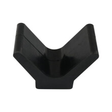 3X V-Style Boat Trailer Bow Stop Block Trailer Rubber Bow Stop Non Marking Mounting Hole 2 Inch Width 4 Inch V-Span