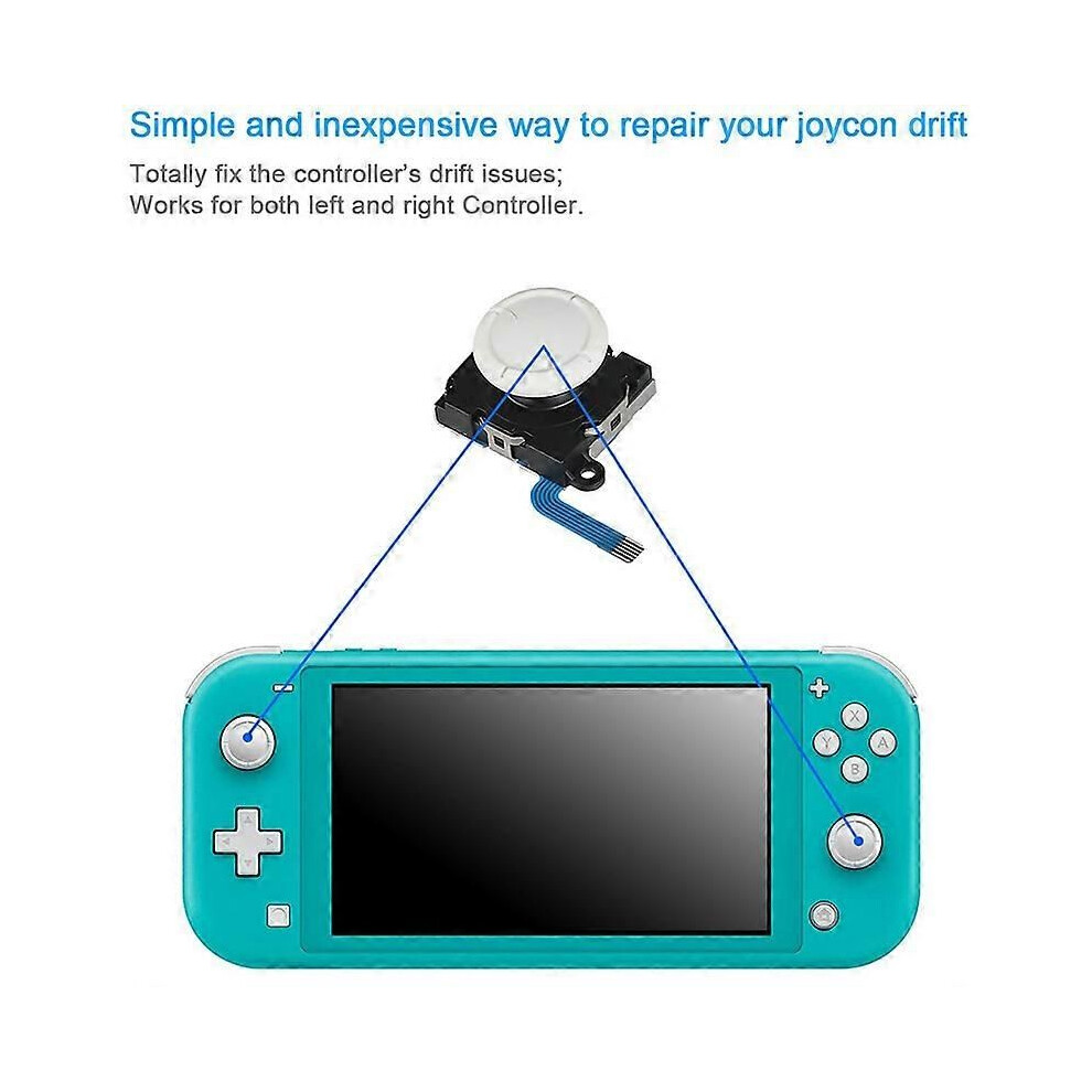 Photos - Console Accessory 2-Pack Replacement Joystick Analog Thumbstick Part for Lite Controller - with Repair Tool Kit