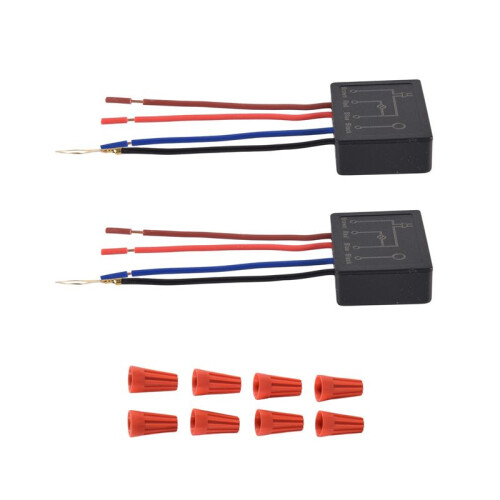 Touch Lamp  6 Pack,Touch Lamp Control Module for Dimmable LED,Bulbs,Lamp  Replacement Kit with Wiring Caps 2
