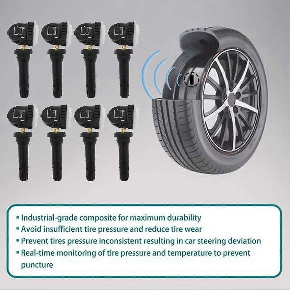8Pcs Tpms Tire Pressure Sensor 13598771 13598772 315Mhz Sensor For Chevrolet Silverado Gmc Sierra Buick Enclave Cadillac 9345346647184