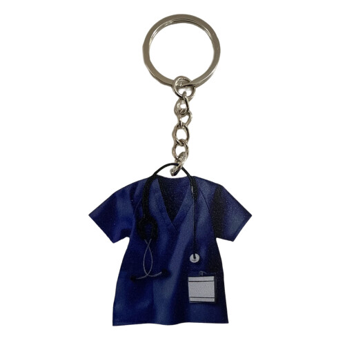 Robuster Acryl-Schlüsselanhänger mit Krankenschwester-Motiven-B