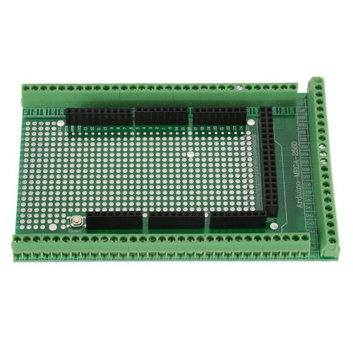 5X for Mega 2560 R3 Double-Side PCB Prototype Screw Terminal Block Shield Board Expanding Board 2