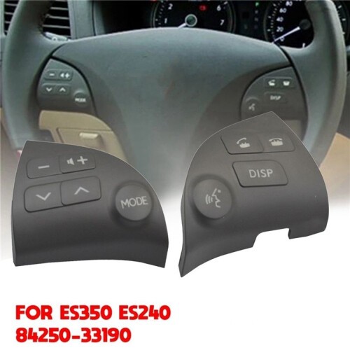 4Pcs Multifunctional  Speaker Button  for   ES350 Steering Wheel Button 84250-33190 A 1
