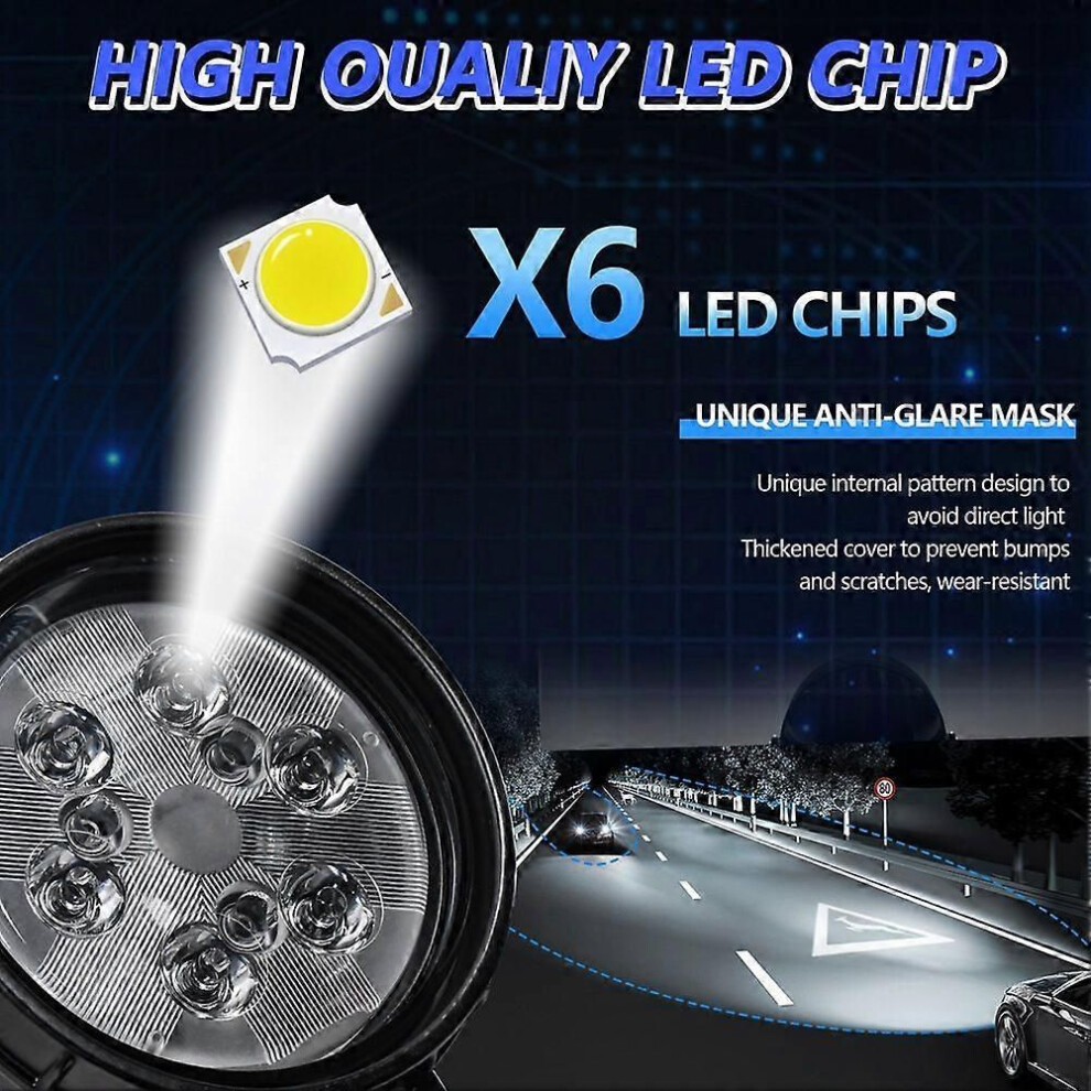 Car Led Pods 160W Round Led Auxiliary Work Led Head For Car Truck Atv Suv Off Road Light 9345346644107