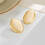 Clous d'oreilles de forme ovale, accessoires de boucles-Rouge 7