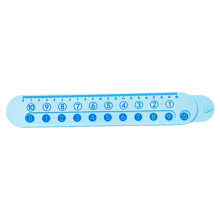 Addition Subtraction Operations Ruler Plastic Measuring-Blue