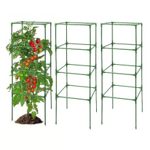 3 Pcs Adjustable Tomato Cage Set, Heavy Duty Rust Resistant Plant Support Trellis for Garden and Outdoor Pots
