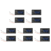 10Pcs Battery Box, Solar Lantern Light Replacement Parts Top for Outdoor Hanging Lanterns Container Home Solar Lamp