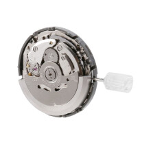 2X for Japan NH35A Mechanical Watch Movement 24 Jewels NH35 Automatic Mechanism 3.8 O'Clock Black