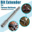 3X Bit Driver Extender Add- Accessory for Multi-Tools,1/4INCH Hex Bits Adapter for , Surge, Wave 4