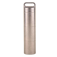 Waterproof Medicine Box Case Keychains-3 layers of stone wa S