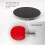 Table Tennis Racket Assembled Cutting Machine Rotatable DIY Tool Cutting Platform  Pong Rubber Accessories,3Pcs 3