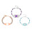 Stylish and Sturdy Adjustable Symbol Bracelet Crafted from-Blue 2