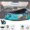 3Conjunto Espelho Retrovisor de Carro de 4,3 Polegadas, Gravador de Vídeo, Câmera de Painel de Lente Dupla 1080 P IPS, Câmera Frontal e Traseira, 6