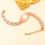 Stylish and Sturdy Adjustable Symbol Bracelet Crafted from-Blue 5