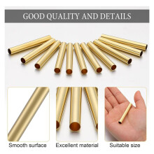 60pcs 7mm Slim Pen Pen Transfer Brass Pen Replacement Accessories for DIY Pen Making Office Supplies Friends Gifts