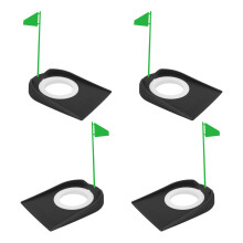 Comprehensive Putting Practice Features-black green flag