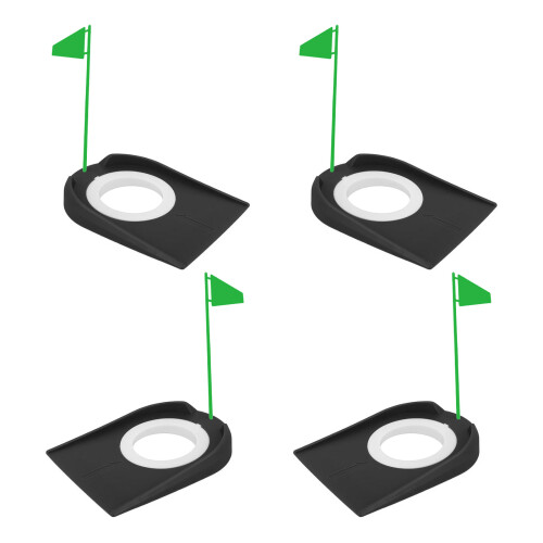 Comprehensive Putting Practice Features-black green flag