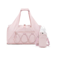 Premium Nylon Exercise Bag For Ladies Includes Secure Yoga-Pink