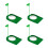 Automatic Ball Return Putting Practice Device-green green flag 1