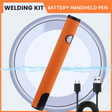 2X 510 Thread Batterij Cart Pen Koploze Elektrische Soldeerbout met Instelbare Temperatuur Soldeerbout Kit Oranje