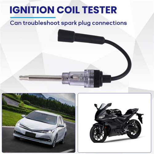 Auto Ignition  Coil Tester In- Lead Tool For Car Van Bike Engine 1