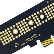3X M.2 NVME SSD NGFF zu PCIE 3.0 X4 Adapter PCIE M2 Riser Kartenadapter Unterstützung 2230 2242 2260 2280 Größe NVMe M.2 SSD