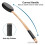 2X Back Lotion Applicator with Long Handle and 2 Replaceable Pads, Ideal for Young People and the Elderly-Black. 3