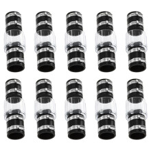 10pcs 1-1/2inch Check Valve, Quiet Sump Pump Check Valve Replacement with Spring-Loaded Flapper,for 1 1/2 Inch Pipe