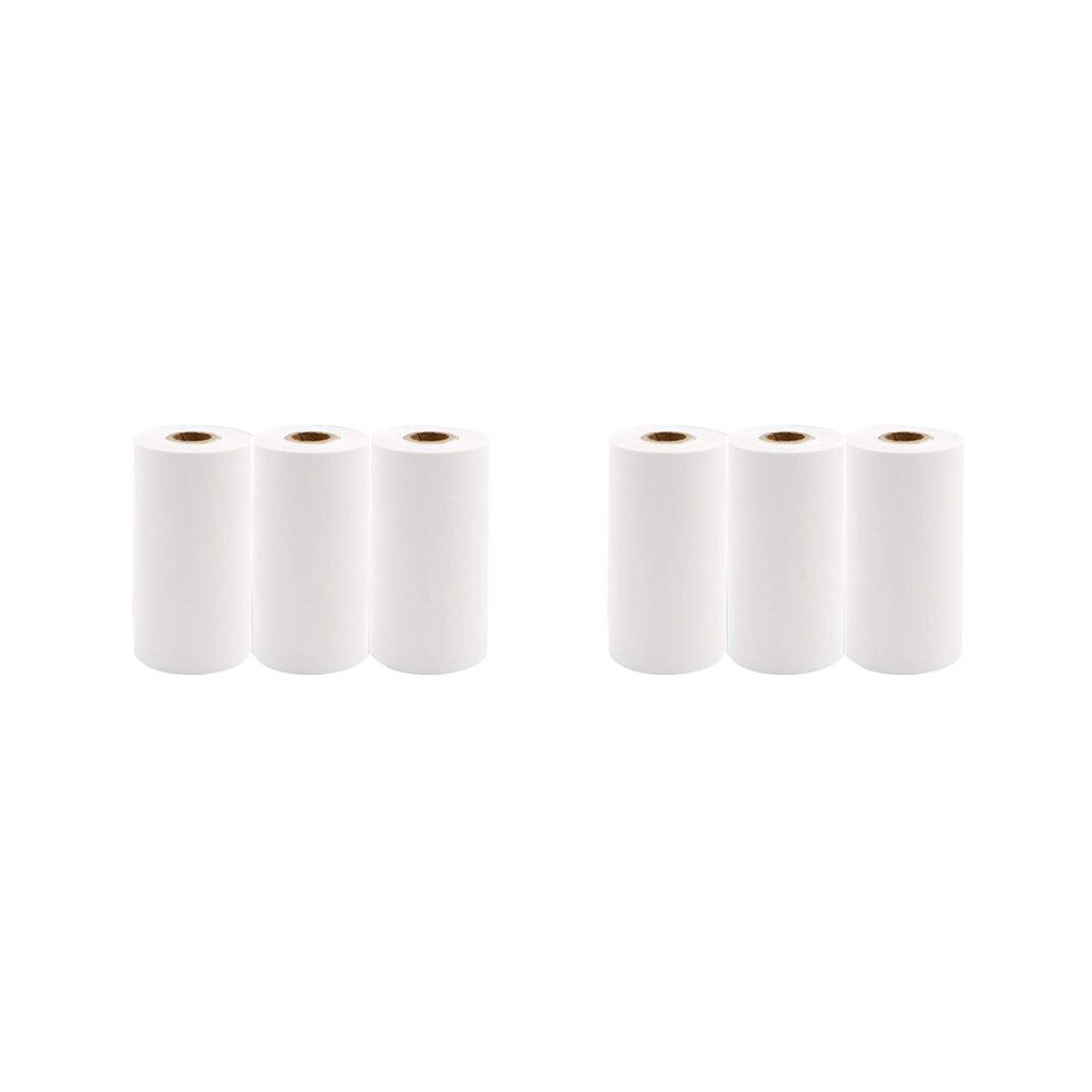 6 Rolls Printable Paper Thermal Paper 57X30mm Photo Paper For Paperang P1 P2 Printer White 6032383958207