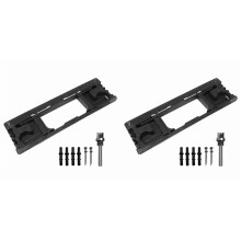 2X Door Hinge Jig, with 8 Hinge Sizes From 2-1/2in to 6in and 5 Door Thickness From 1-3/8in to 2-1/2in