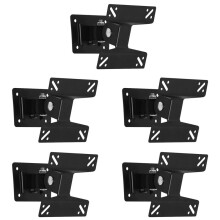 5X Universal Wall Mount Stand for 15-27inch LCD LED Screen Height Adjustable Monitor Retractable Wall