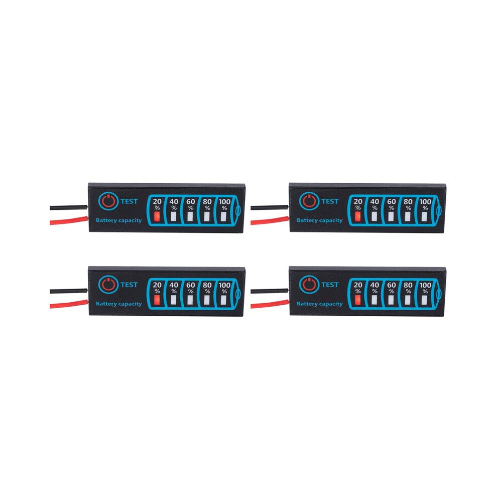 Photos - Educational Toy 4X LED Power Display Board Dc5-30V 12V 24V Power Indicator Lithium Lead Acid Battery General Power Display