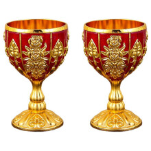 2X B 30ML High-End Household Liquor Glass A Sip of Vintage High-Value Personality Anti-Fall Cocktail Cup Ornaments