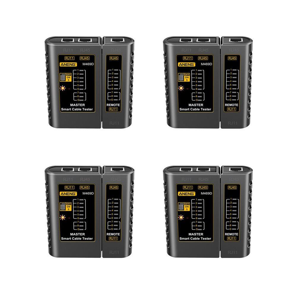 4X Aneng M469d Rj45 Cable Lan Tester Network Cable Tester Rj11 Rj12 Cat5 Utp Lan Cable Tester Networking Tool A 6032923197097