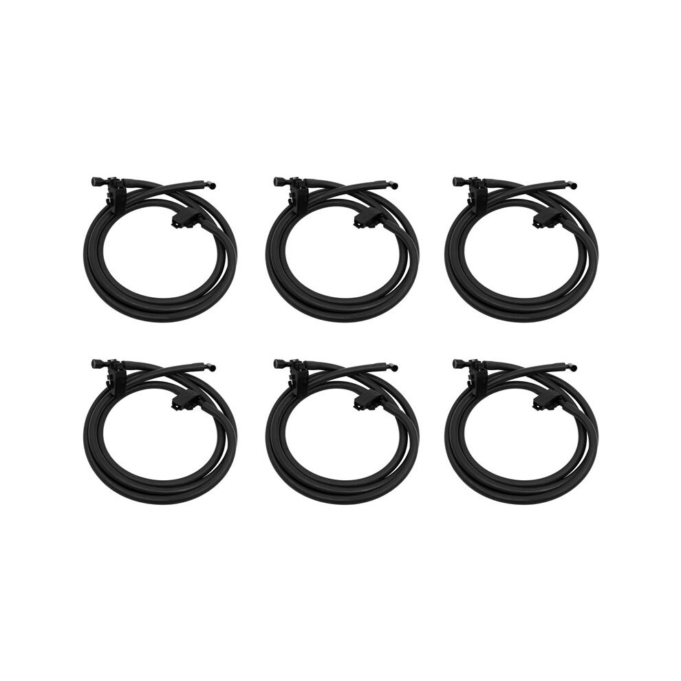 6Pcs A1698600492 Windshield Washer Nozzle Jet Hose For A W169 2004-12 /B W245 2005-11 No Heated 4711826134928