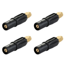 4X Brass Fan-Shaped Snow Foam Nozzle Self-Priming Nozzle for High Pressure Washer Generator Car Cleaning Accessory M14