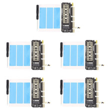 5X M.2 NVMe SSD Naar PCI-E X16 Converterkaart NGFF M-Key M.2 PCIe PCI-Express X4/X8/X16 HDD Harde Schijf Solid State Disk-Adapterkaart