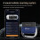 DA200 Auto OBD II Read Card Tool BLE Bluetooth 4.0/5.4 OBD2 Car Diagnostic Scanner 25K80 Chip Fault Coder Free APP 3