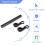 Handlebar Extension Mount Bicycle Bike Handle Bar Bracket Extender Holderblack 4