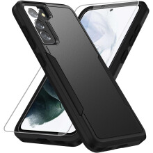 Samsung Galaxy S21 Plus Case with HD Screen Protector – Military-Grade Drop Tested, Heavy-Duty Shockproof Protective Case compatible with Samsung