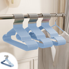 10-Pack Clothes Racks, Non-Slip Drying Hangers, Multifunctional Hanging Hooks, Space-Saving Closet Organizers for Home & Laundry Use
