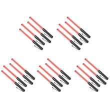 20Pack Traffic Wand 21Inch Led Traffic Control Wand Safety Light Wand with 2Flashing Modes Air Marshaling Signal Wand