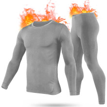 Herrefleece termotrøjsæt, fleece lange underbukser, 3 farver, størrelse m-2xl