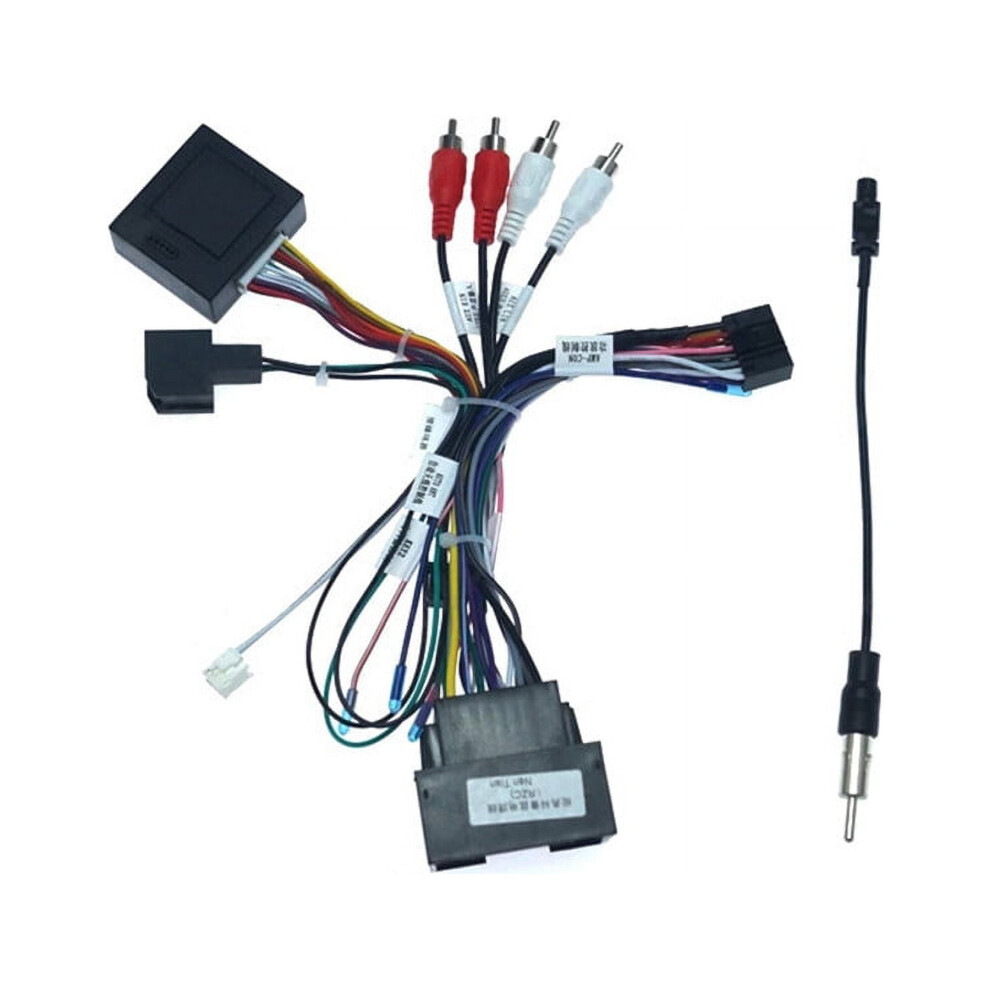 16Pin Android Audio Wiring Cable Harness Canbus For Trax Cruze Aveo Malibu 9365509726938