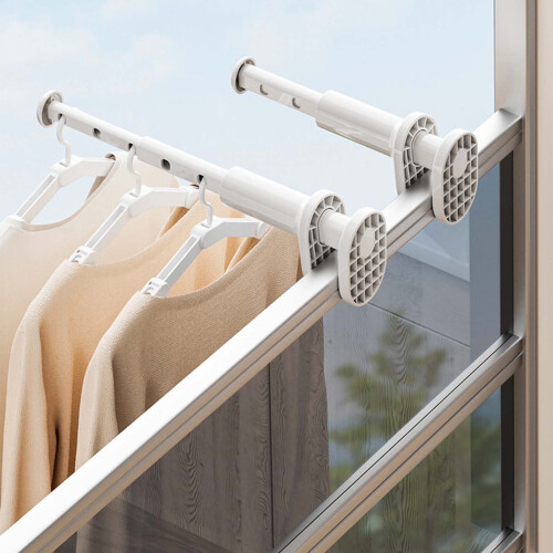 Portable Retractable Clothes Drying Rack – Adjustable, Foldable, Space-Saving, for Travel & Home Use