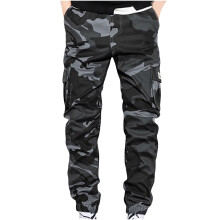 Pantaloni de drumeție pentru bărbați, cu buzunar, de camuflaj, mărime Plus, ripstop, pentru pescuit în aer liber, ușori și durabili, cargo,
