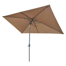 160gsm polyesterstof 2*3 meter firkantet haveparasol (uden paraplyramme)